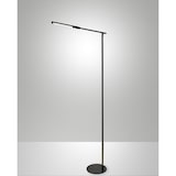 thumbnail of Ideal - Lámpara de pie LED negra orientable de metal H.130 cm Fabas Luce - Luz LED integrada de 10W CCT (3000K 4000K 5000K 6000K)