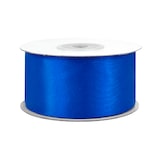 thumbnail of 38mm Satinband 25m Schleifenband Geschenkband Dekoband Breites Stoffband Blau