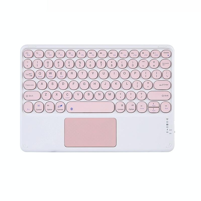 Clavier Pour Tablette Sans Fil Bluetooth Avec Pavé Tactile Support iOS 13+ Vert Noir YONIS