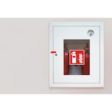 thumbnail of Exacompta 67030E Hinweisschild, Feuerlöscher, PVC, selbstklebend und rutschfest, 10x10 cm - Rot