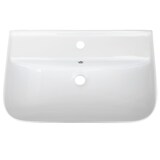 thumbnail of Waschbecken Slim Waschtisch Überlauf Spülbecken Keramik Hängewaschbecken 55cm
