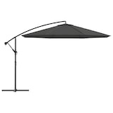 thumbnail of vidaXL Zweefparasol met aluminium paal 350 cm antracietkleurig
