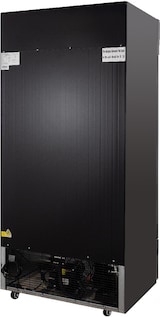 thumbnail of GastroHero Getränkekühlschrank ECO 630 mit Leuchtaufsatz, 2 Klapptüren, schwarz, LED-Innenbeleuchtung