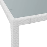 thumbnail of vidaXL 5-tlg. Garten-Essgruppe Poly Rattan Cremeweiß