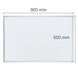 thumbnail of FRANKEN Whiteboard 90 x 60 cm, Schreibtafel X-tra!Line, lackiert, magnetisch, beschreibbar, trocken abwischbar, mit Aluminiumrahmen, Magnettafel