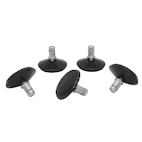 thumbnail of Bureaustoel glijders set - zwart - diameter 5cm