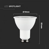 thumbnail of 10 x LED GU10 Lampe 5 Watt | Abstrahlwinkel 38°|Ø50mm|Neutralweiß|380 Lumen