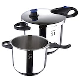 thumbnail of San Ignacio Duero – 4-Liter- und 5,5-Liter-Schnellkochtopf-Set aus Edelstahl, geeignet für Induktion