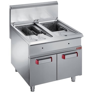 Friteuse gaz 2 x18 litres 18 kw sur meuble - Diamond