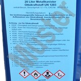 thumbnail of Metallkanister blau 20 Liter inkl. Ausgießer flexibel + Halter Benzin Diesel