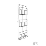 thumbnail of LOFT42 Maggy Tijdschriftenrek - Metaal - Mat Zwart - 3 Vaks