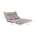 thumbnail of COSTWAY Divano pieghevole, divano letto 3 in 1 con funzione letto e schienale regolabile, divano letto con 2 cuscini lombari