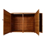 thumbnail of Geräteschuppen HWC-J75, Geräteschrank Gerätehaus, Holz gebeizt MVG-zertifiziert, 180x250x93cm ~ naturfarben