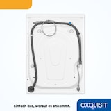 thumbnail of Exquisit Waschmaschine WA6110-020A weiss | 6 kg Fassungsvermögen | Energieeffizienzklasse A | 16 Waschprogramme | Kindersicherung