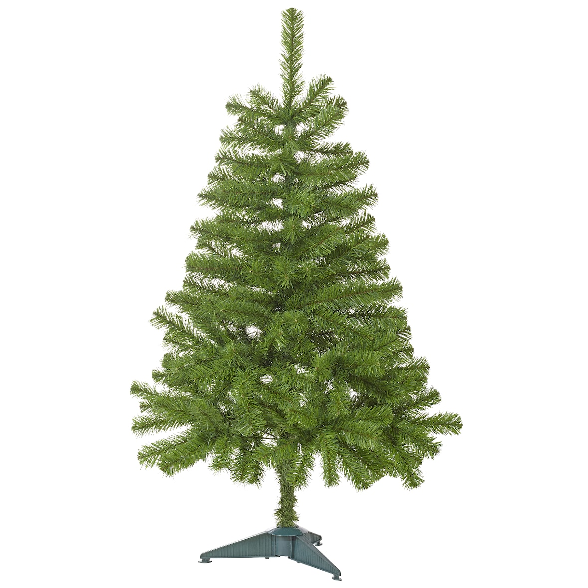 Tarrington House künstlicher Weihnachtsbaum, PVC, Ø 71 x 120 cm, mit Ständer, zusammenfaltbar, grün