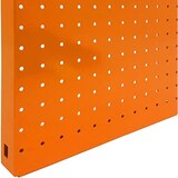 thumbnail of PROREGAL Memoboard Doppelpack Metal perforiert | HxBxT 30x30x3,5cm | Orange | Lochblech Magnettafel Wandtafel Trägersystem