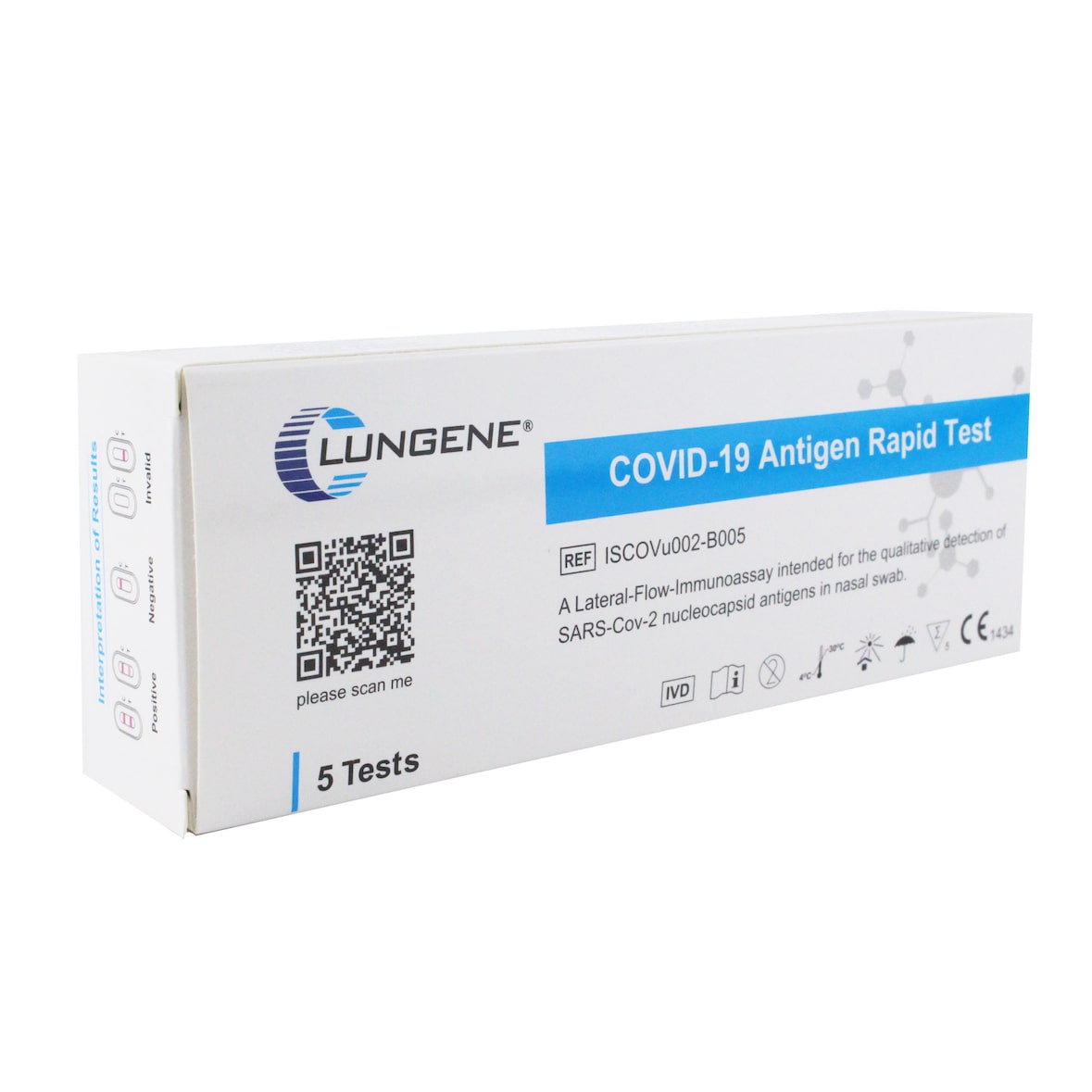 10er CLUNGENE Antigentest, Gültigkeit bis 06.2024, BfArM AT1276/21, Laientest selbst Test, Antigentest, SARS-CoV-19