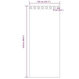 thumbnail of vidaXL Samtvorhänge mit Vorhängen 2 pcs Champagner 225 x 140 cm Samt