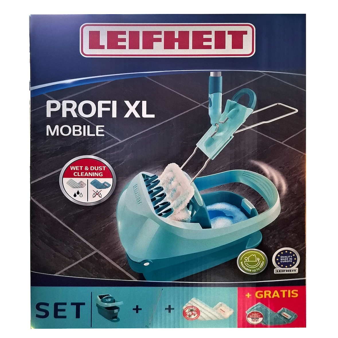 Leifheit 55167 Wischtuchpresse Profi XL Set