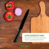 thumbnail of Messerset aus Edelstahl 5teilig, schwarz