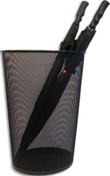 thumbnail of Porte-parapluie Rain, elliptique, en acier mesh, coloris noir