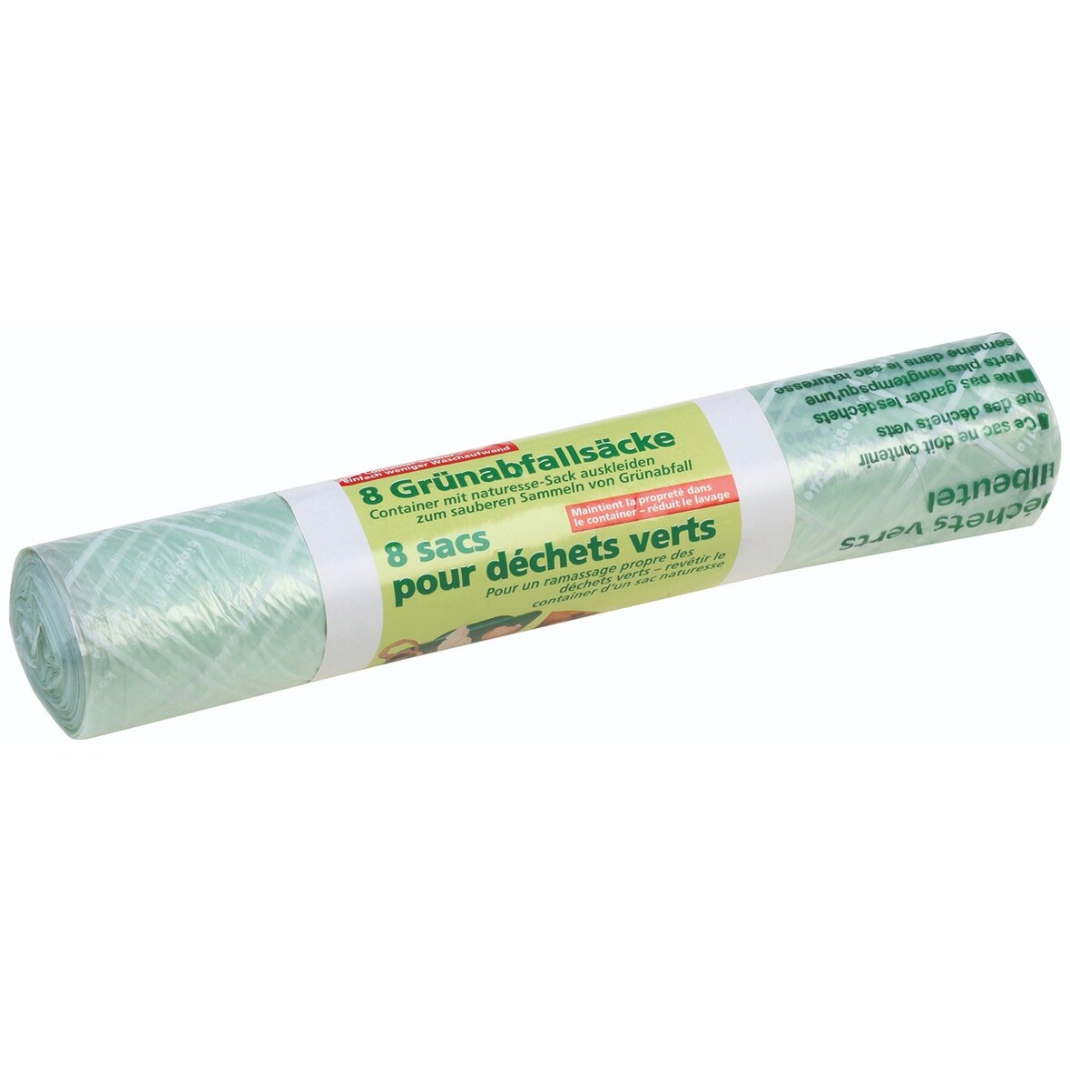 WISEFOOD 20 Stück - Grünabfallsäcke 240lt, Rolle à 8 Stk.