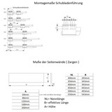 thumbnail of Push to Open Schubladensystem Schubkasten-Set Vollauszug Anthrazit 450mm 200mm