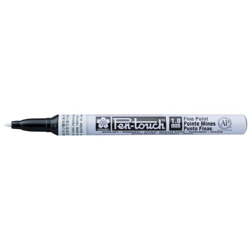 SAKURA Permanent-Marker Pen-Touch Fein, weiß