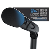 thumbnail of CSL USB Desktop Mikrofon mit Windschutz RMP 800 Tischmikrofon / Standmikrofon