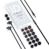 thumbnail of LIAM&DAAN In-Ear-Kopfhörer, High End Ceramic InEar 8mm Treiber / Aramid Kabel / Knickschutz, silber/schwarz