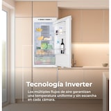 thumbnail of EVVO Frigorífico combi integrable Fi62, 151L  + 67L , cajón Chiller Zone, No Frost, modo ECO y Vacaciones, congelación rápida, silencioso