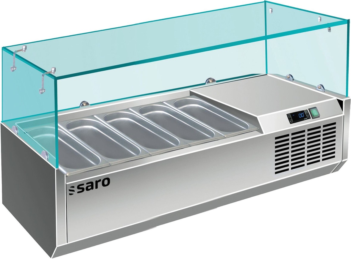 Saro Kühlaufsatz - 1/4 GN, Modell VRX 1200/330, B 1200 x T 335 x H 435 mm
