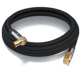 thumbnail of Primewire HDTV Antennenkabel gewinkelt mit Braiding - 2-fach Schirmung - Stoffummantelung - 75 Ohm / 135 dB - 3 m