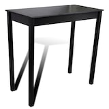 thumbnail of Helloshop26 - Table haute mange debout bar bistrot noir MDF 115 cm 0902115