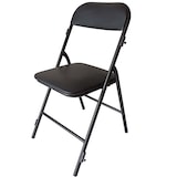 thumbnail of Chaise pliante gamme 'Prestige' Noir - 48,8 x 46,4 x 83,8cm - Furnitrade