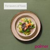 thumbnail of 2 x palmer Antigo Schale flach im Set, Porzellan, Ø  15 cm, 0,47 L, crème fein braun umrandet, glänzend, handwerkliche Ausstrahlung