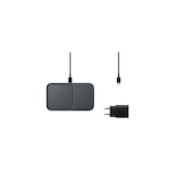 thumbnail of Samsung Wireless Charger Duo mit Adapter EP-P5400T, Dark Gray
