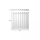 thumbnail of Filtro de campânula industrial para restauração 49x49 em AISI 304