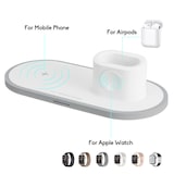 thumbnail of 2Pace® 3 in 1 QI Charger 10W Ladegerät Ladestation für Apple Watch iPhone 12 12 Pro XS X 8 Airpod