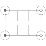 thumbnail of SpeaKa Professional SP-7870384 Cinch Audio Verlängerungskabel [2x Cinch-Stecker - 2x Cinch-Buchse] 2