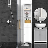 thumbnail of Armário Polivalente – Cor: branco - Madeira – 34 x 24 x 170 cm