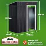 thumbnail of GARDEBRUK® Geräteschuppen 162x181x86cm