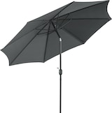thumbnail of Sombrilla de Jardín Ø295x250 cm con Manivela Parasol Exterior con Mecanismo de Inclinación y Poste Desmontable de Metal para Terraza Piscina Patio