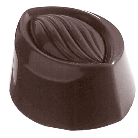 1 x SCHNEIDER Schokoladen-Form Ovale Nusspraline- K  37x31x20