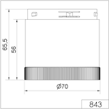 thumbnail of Werma LED-Dauerlichtele 84350055 843.500.55