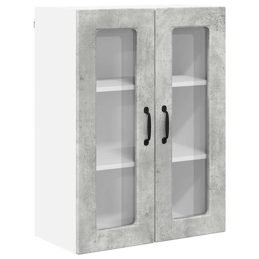 vidaXL Küchenwandschrank Beton Grau 60 x 31 x 80 cm Holzwerkstoff