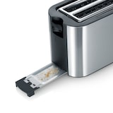 thumbnail of SEVERIN grille-pains 2 fentes 1400w inox/noir at2590