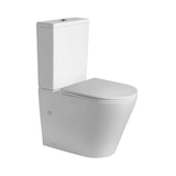 thumbnail of Wc Inodoro Completo Redondo Blanco Mate | Inodoro Tanque Bajo con Cisterna y Asiento Extrafino de color Blanco Mate