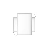 thumbnail of ALLboards Lavagna magnetica bianca cancellabile 120×90 cm con stampa – pentagramma