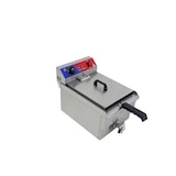 thumbnail of Gasfrit – Fritadeira elétrica 1 cuba 13 L com torneira, profissional, industrial, ultrarrápida 5000 W, termostato E.G.O, alta qualidade